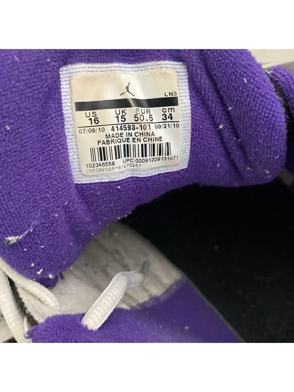 Jordan sz 16